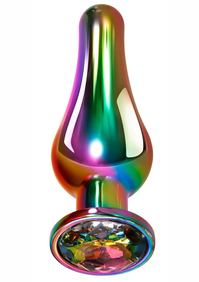 Rainbow Metal Anal Plug - Image 6
