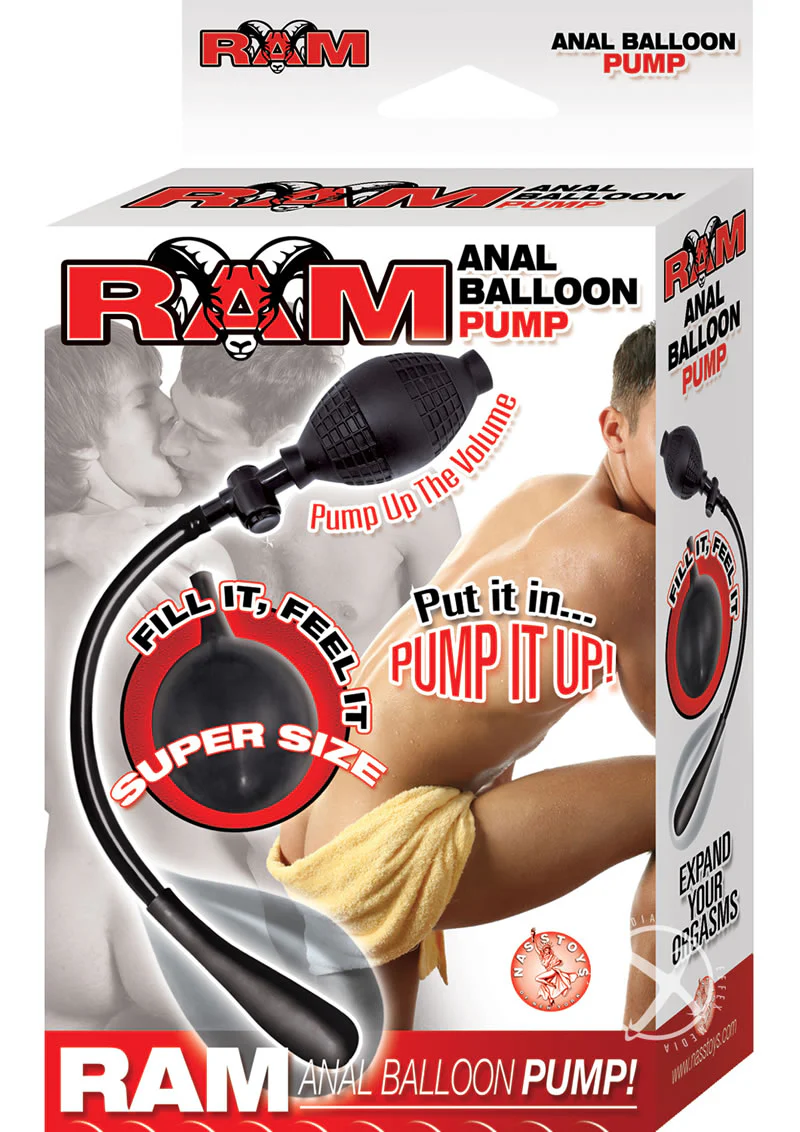 RAM Anal Balloon Pump Expandable Inflatable Anal Toy for Pleasure - Image 3