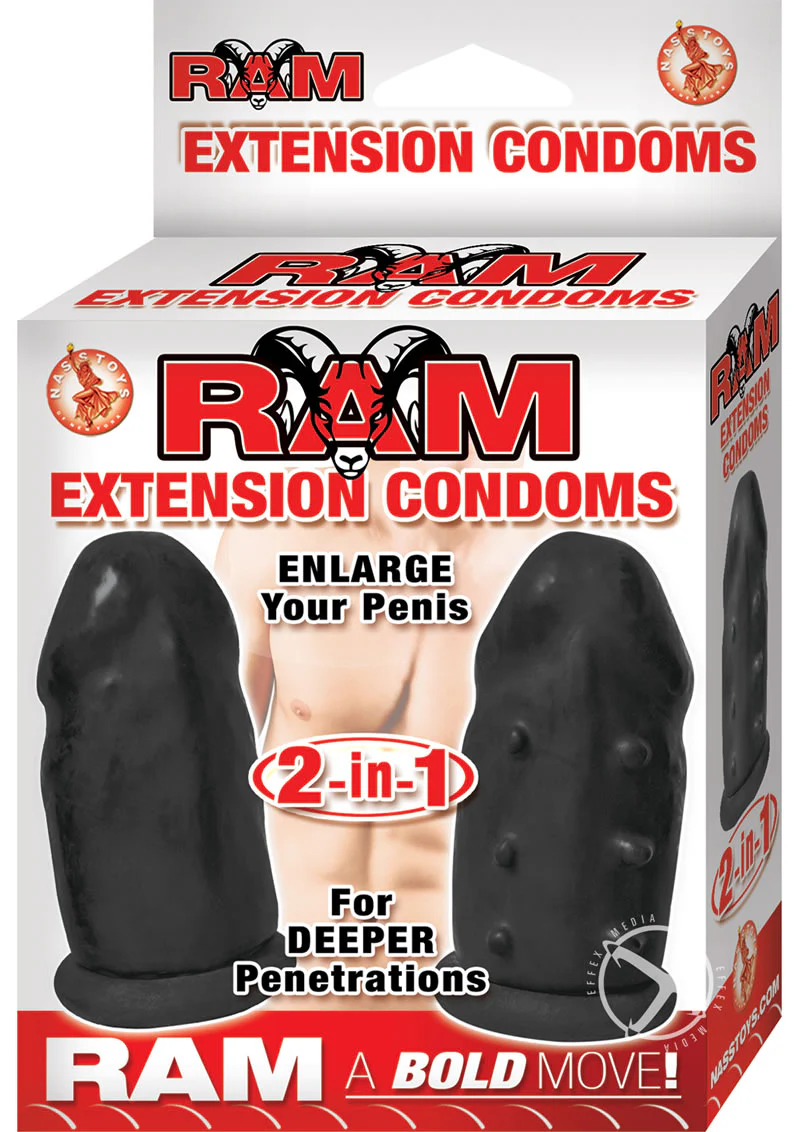 RAM Extension Condoms – 2-in-1 Latex Extender Sleeves - Image 3