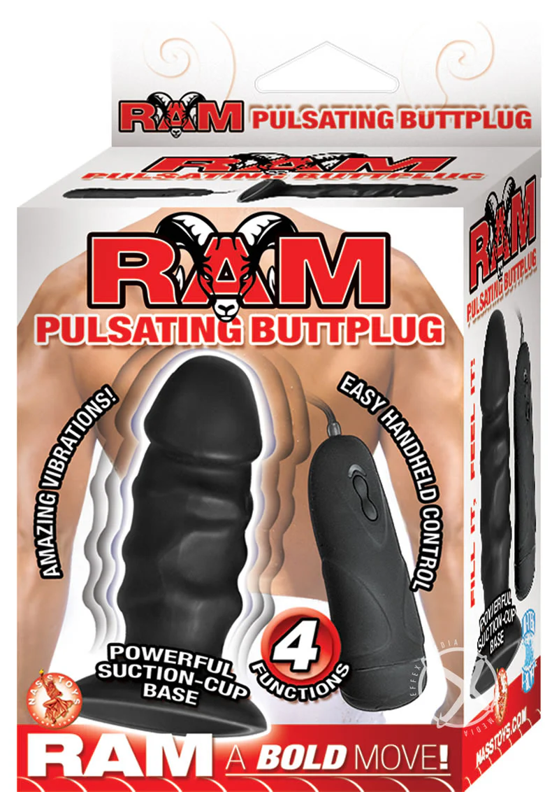 RAM Pulsating Vibrating Butt Plug - Image 2