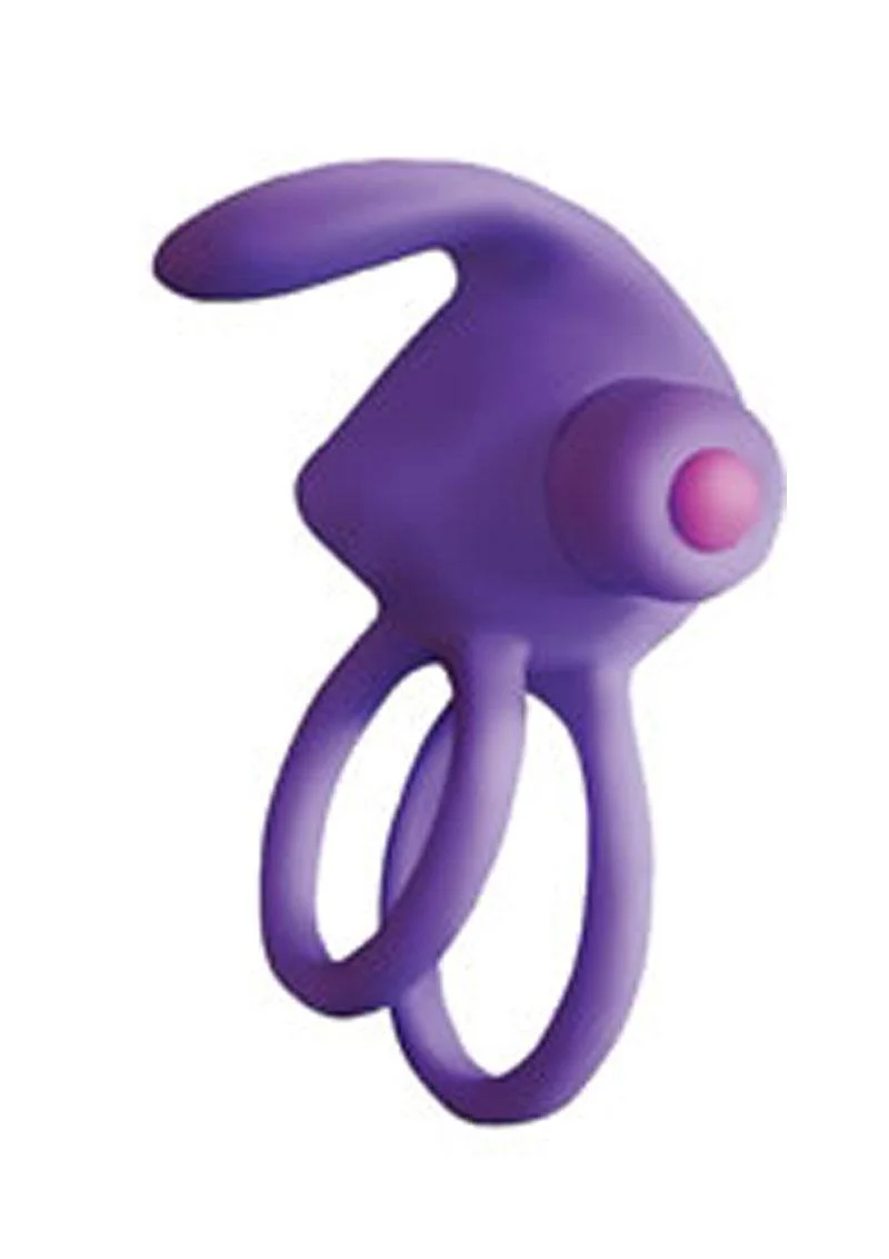 RAM Silicone Vibrating Cock Ring With Removable Bullet Vibrator - Image 2