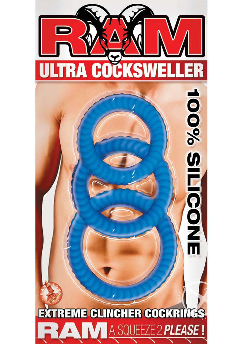 RAM Ultra Cocksweller Silicone Cock Rings Set For comfortable fit - Image 4