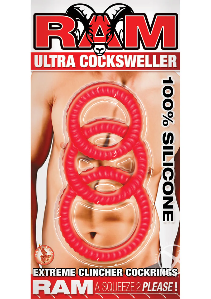 RAM Ultra Cocksweller Silicone Cock Rings Set For comfortable fit - Image 6