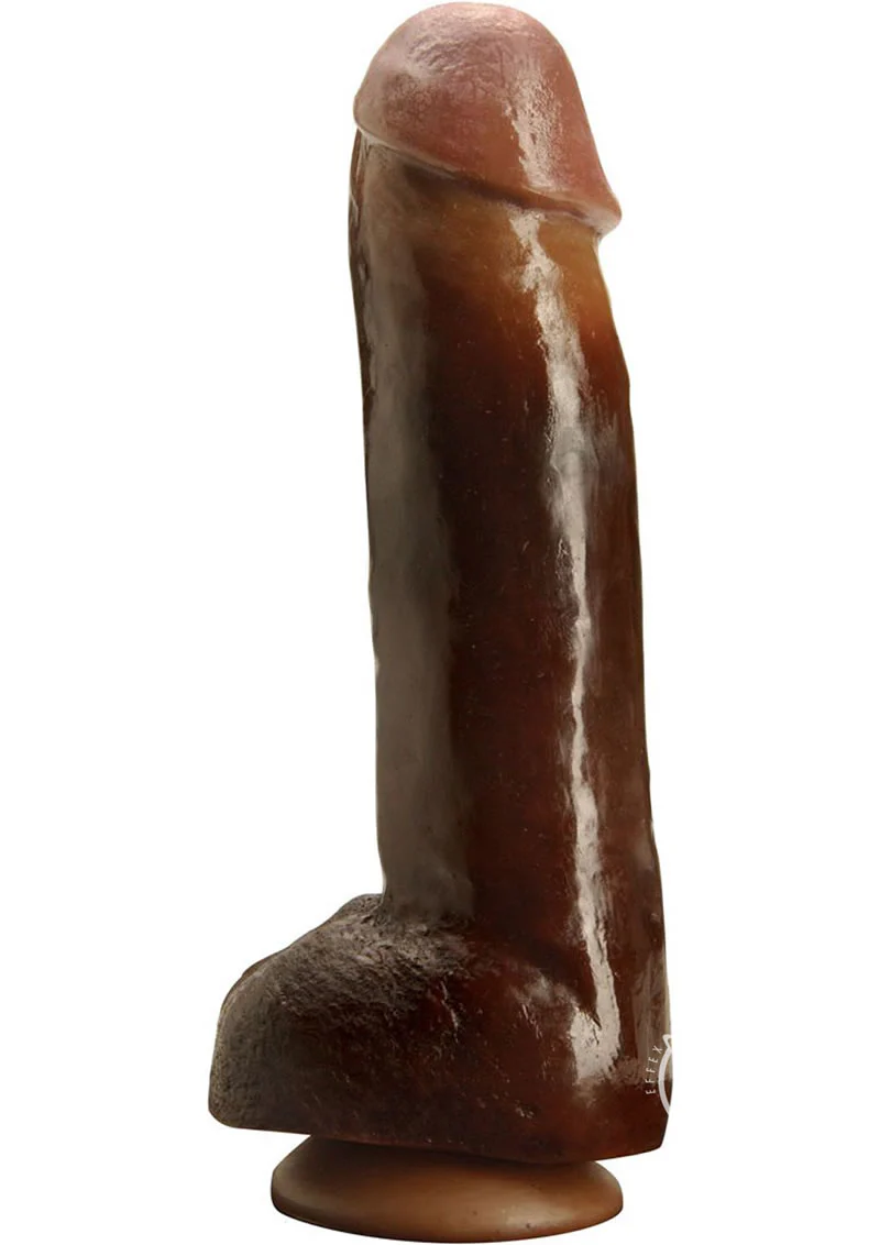 Rascal Black Balled Massive 12-Inch Cock Realistic Chocolate Dildo