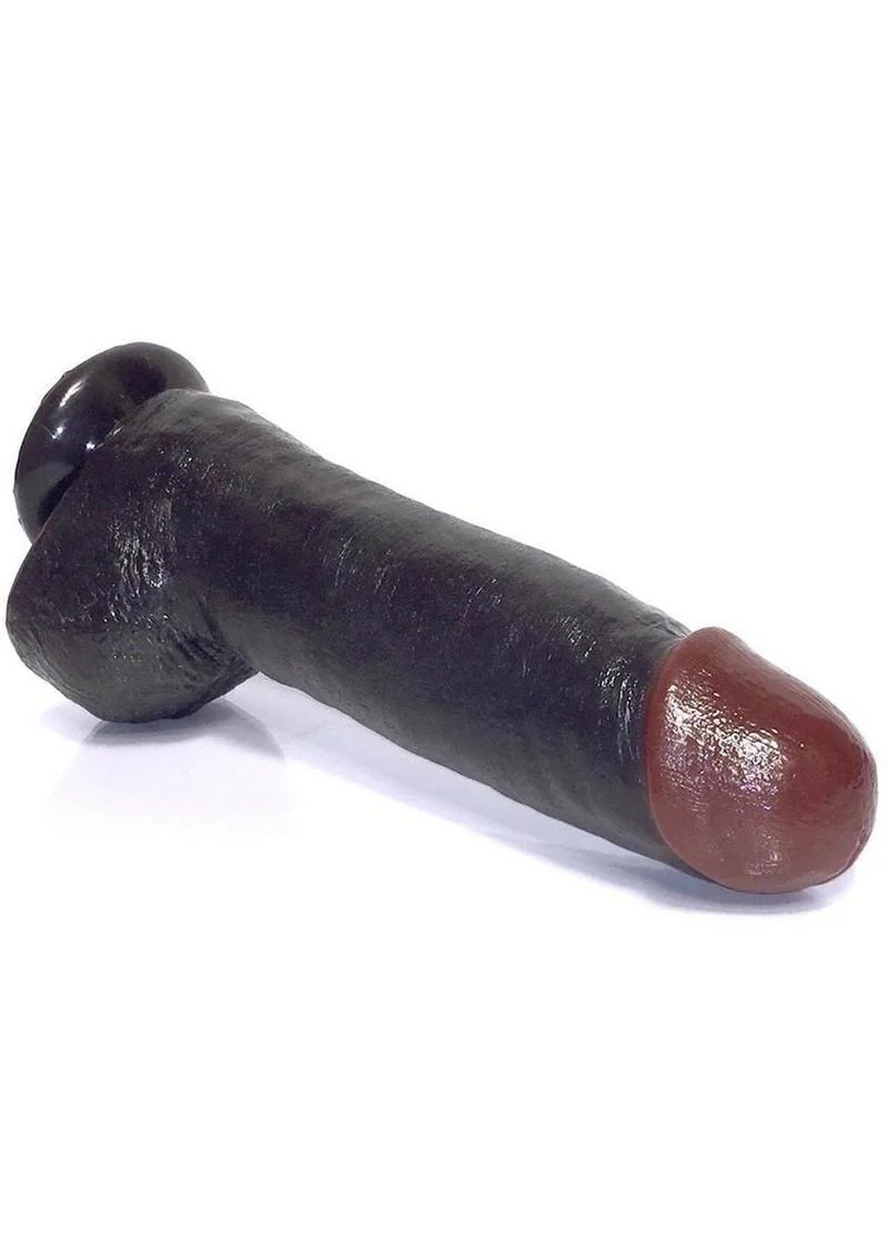 Rascal Black Balled Massive 12-Inch Cock Realistic Chocolate Dildo - Image 2