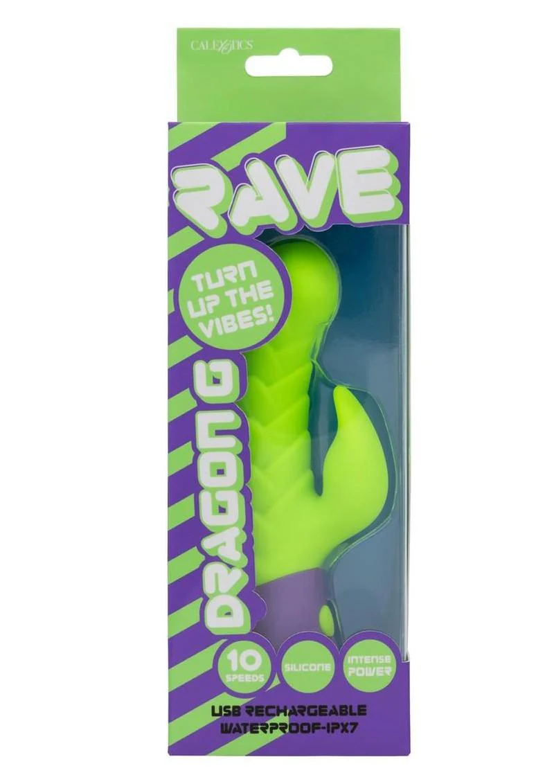 Rave Dragon G Silicone Rabbit Vibrator - Image 4
