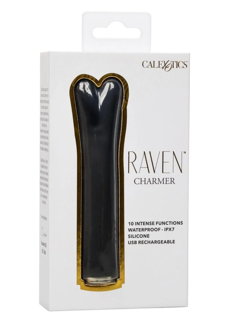 Raven Charmer Rechargeable Silicone Bullet Vibrator - Image 4