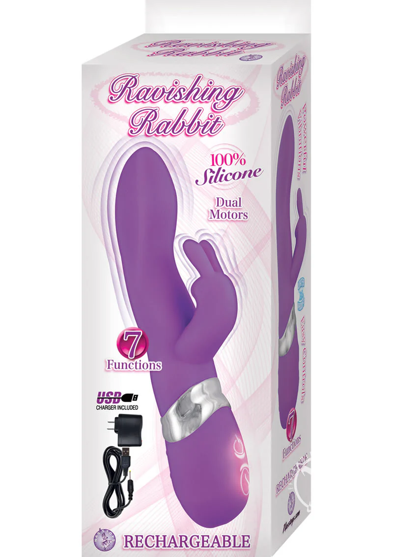 Ravishing Rabbit Luxe Silicone Vibrator For Dual Sensation - Image 4