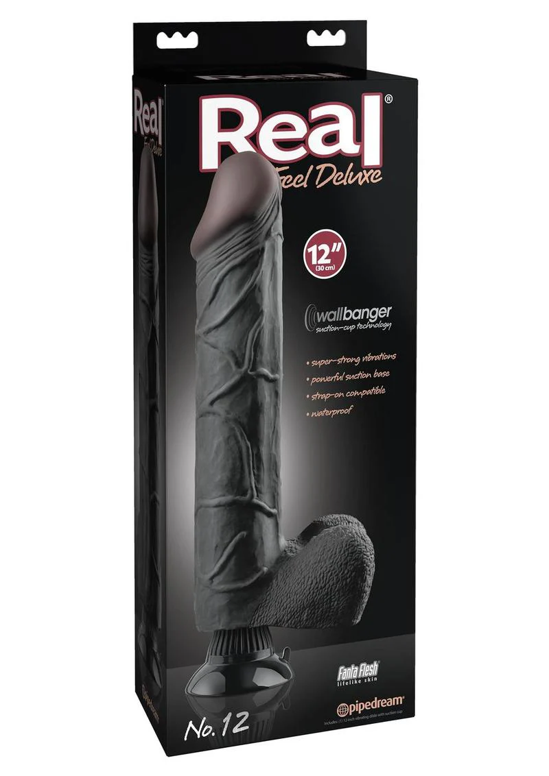 Real Feel Deluxe No. 12 Wallbanger Vibrating Dildo - Image 6