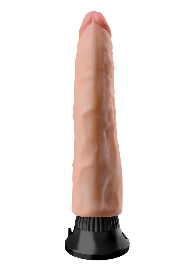 Real Feel Deluxe No. 3 Vibrating Dildo with Suction Cup Base - Image 2