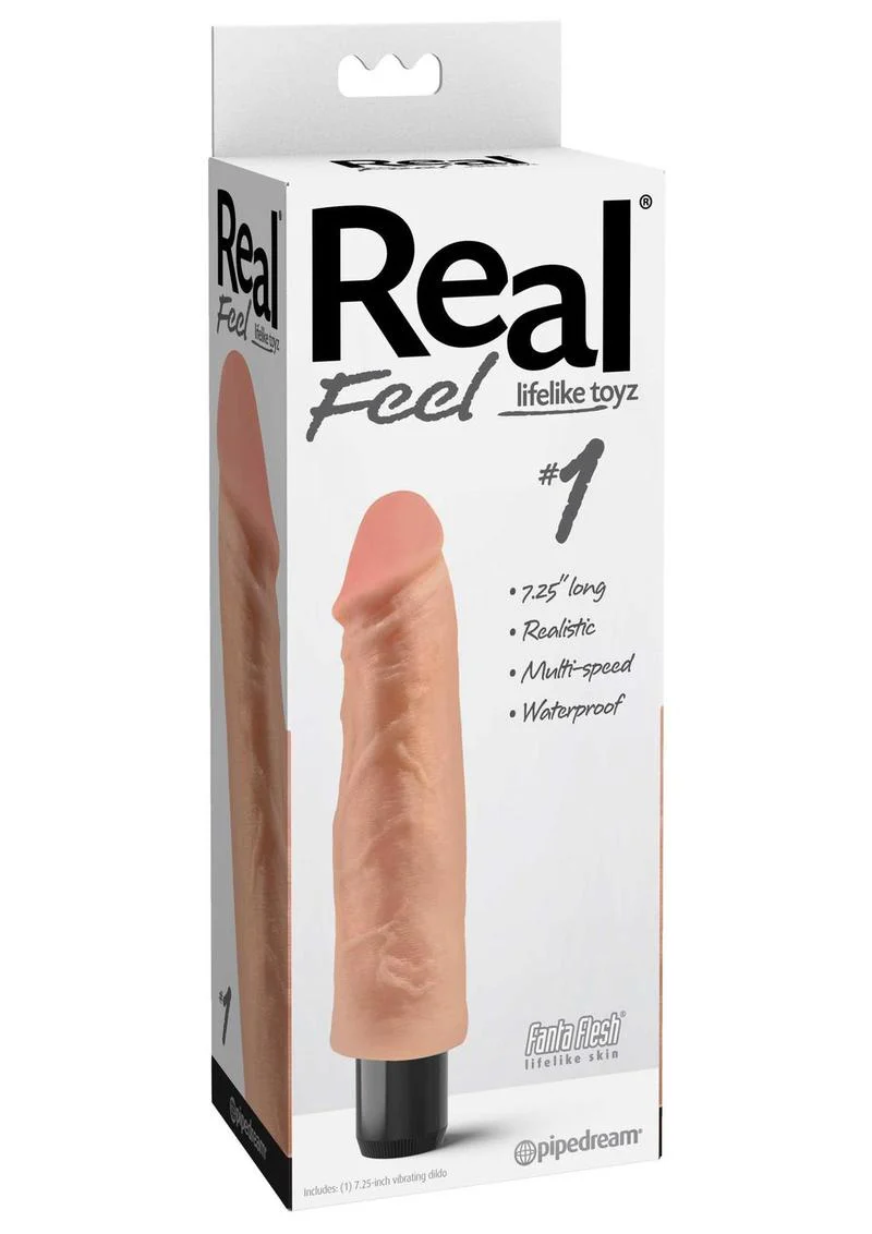 Real Feel Lifelike Toyz No. 1 Realistic Vibrating Dildo - Image 5