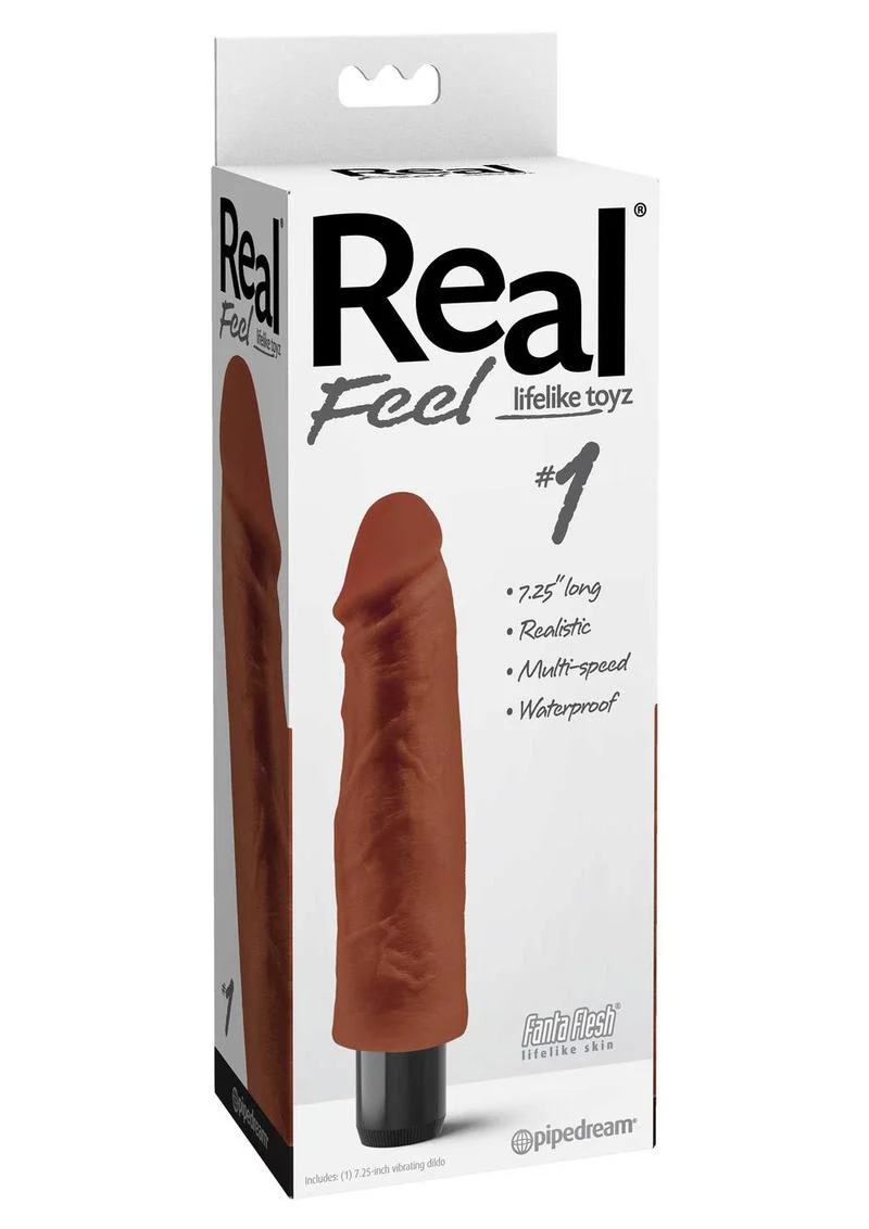 Real Feel Lifelike Toyz No. 1 Realistic Vibrating Dildo - Image 6