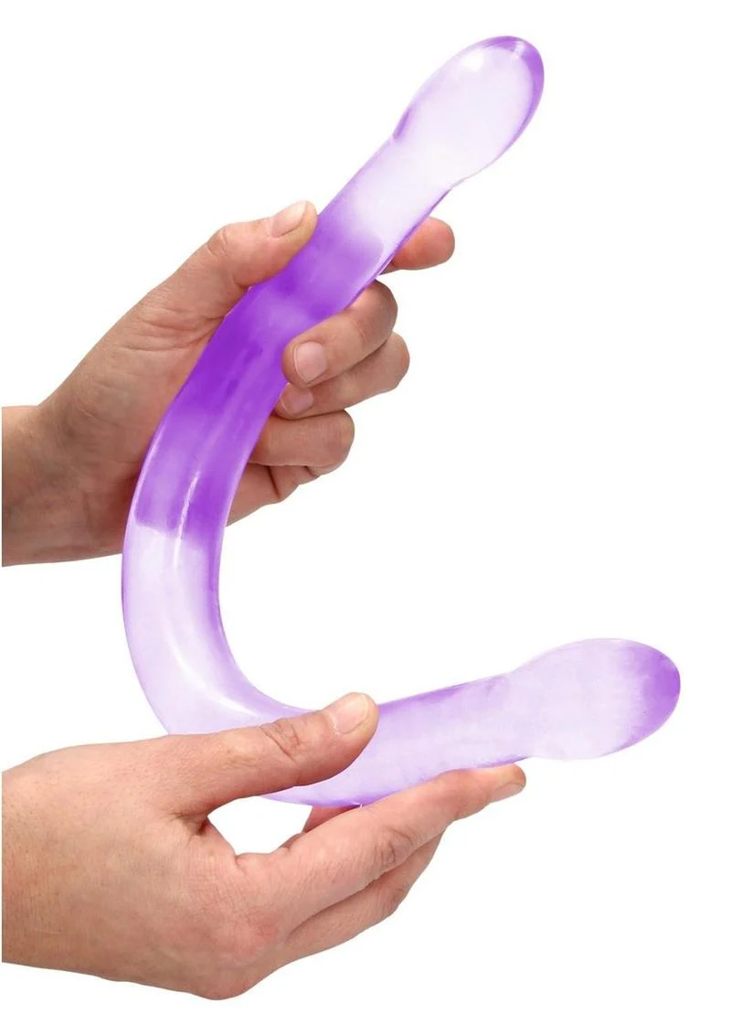 Real Rock Crystal Clear Non-Realistic Double Dildo - Image 3