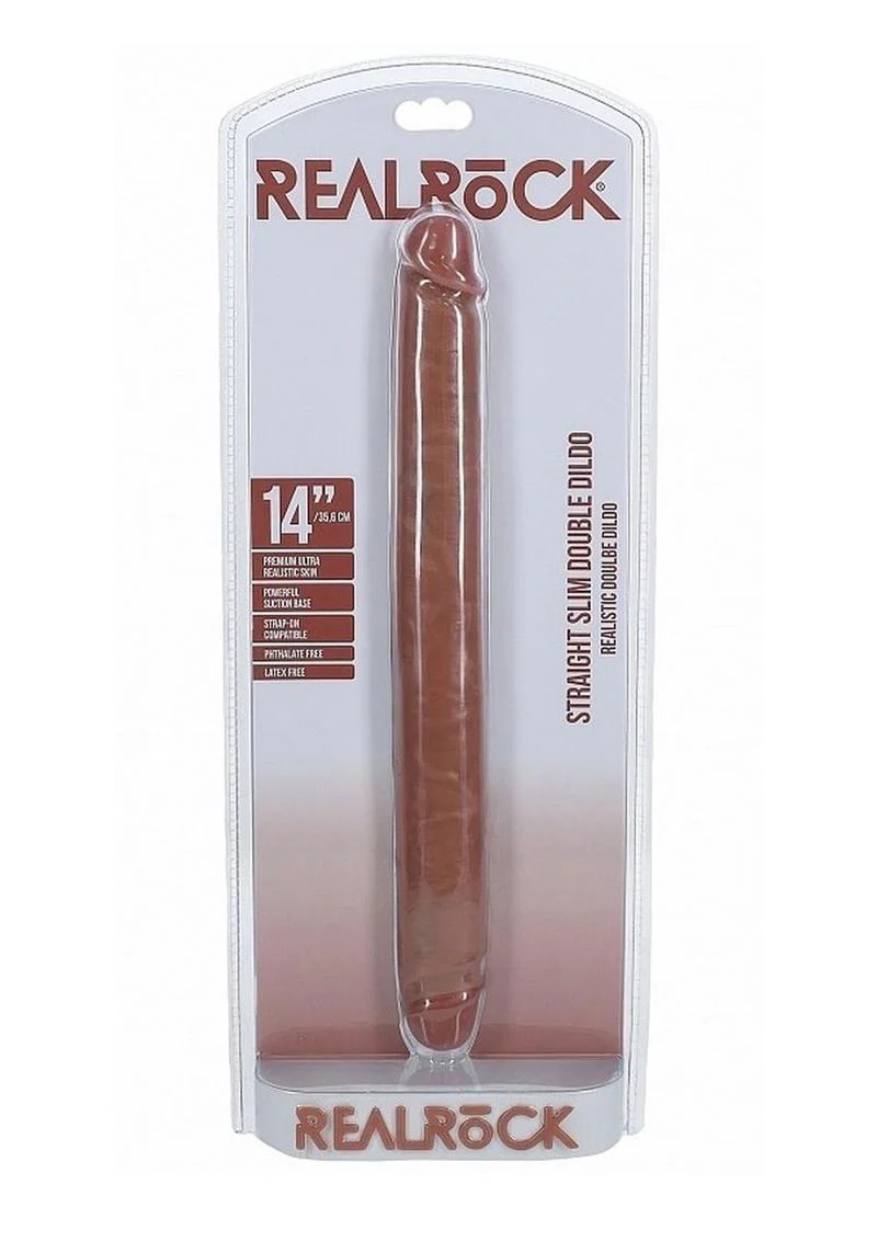Real Rock Realistic Skin Slim Double Ended Dong - Image 14