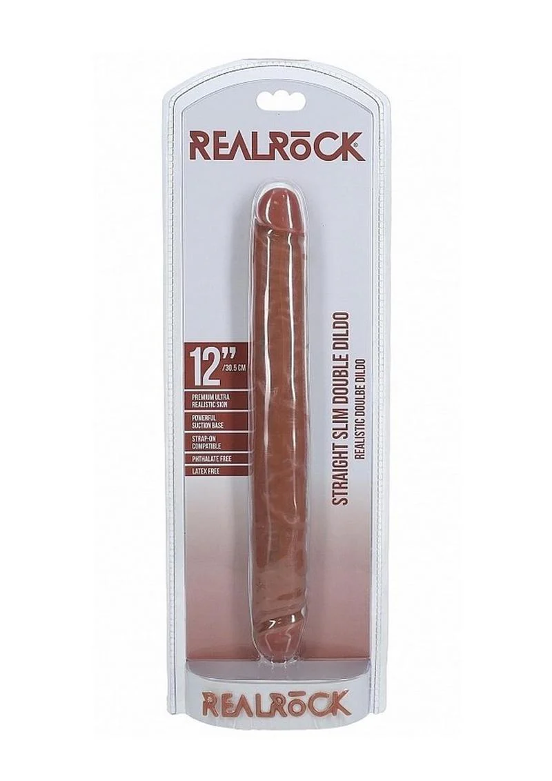 Real Rock Realistic Skin Slim Double Ended Dong - Image 16