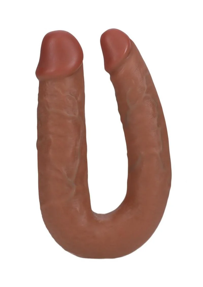 Real Rock U-Shaped Realistic Skin Double Dildo - Image 16