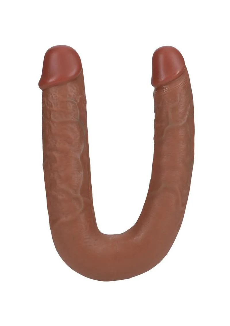 Real Rock U-Shaped Realistic Skin Double Dildo - Image 4