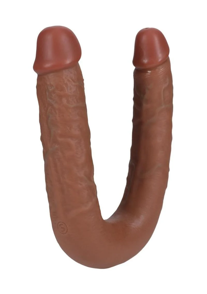 Real Rock U-Shaped Realistic Skin Double Dildo - Image 6