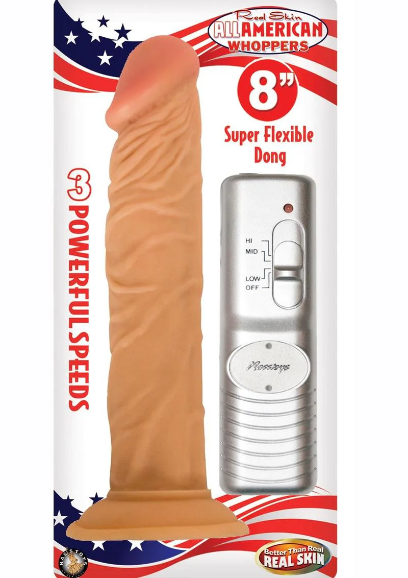 Real Skin All American Whoppers Vibrating Dildo - Image 4
