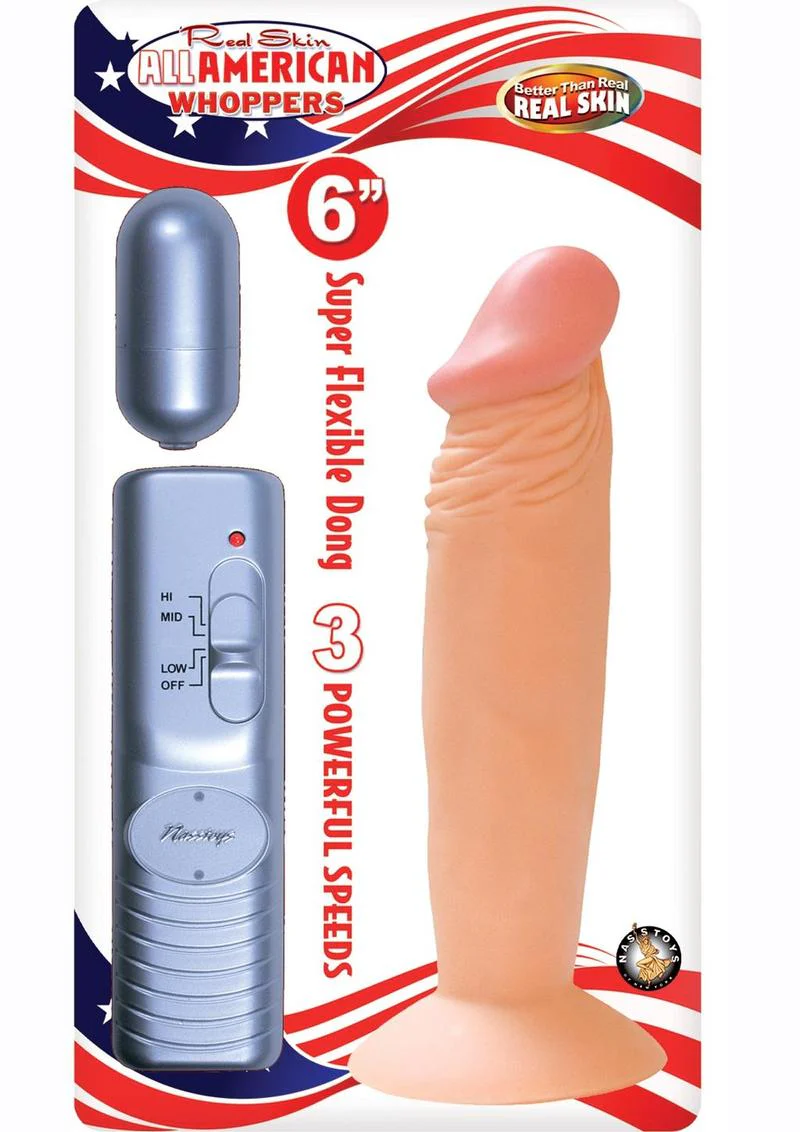 Real Skin All American Whoppers Vibrating Dildo - Image 5