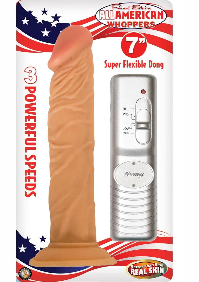 Real Skin All American Whoppers Vibrating Dildo - Image 6
