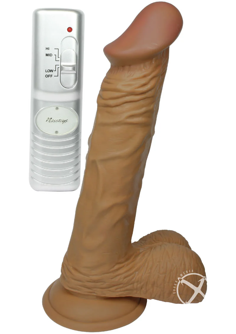 Real Skin All American Whoppers Vibrating Dildo With Balls Latin - Image 2