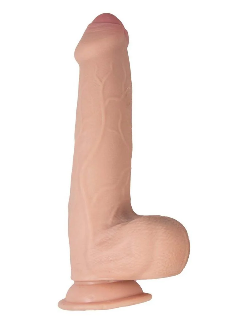 RealCocks 9 Inch Dual Layered Uncut Fat Dick Dildo Bendable - Image 3