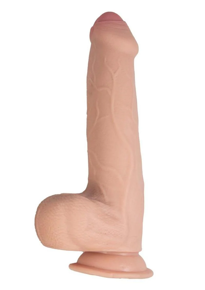 RealCocks 9 Inch Dual Layered Uncut Fat Dick Dildo Bendable - Image 4
