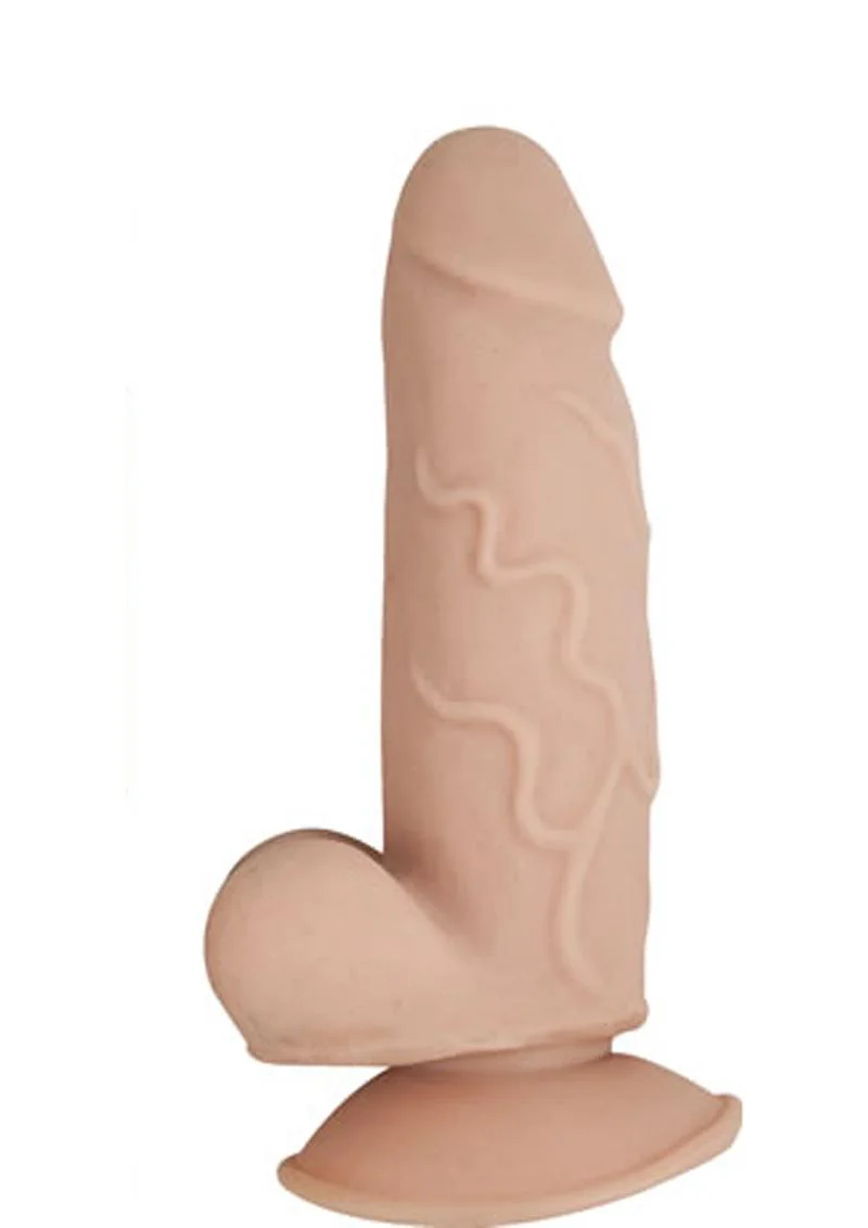 RealCocks Dual Layered #1 Bendable Dildo 5.5-Inch Realistic Caramel - Image 2