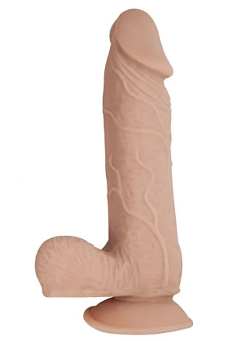 RealCocks Dual Layered #2 Bendable Dildo 7-Inch Realistic Caramel - Image 3