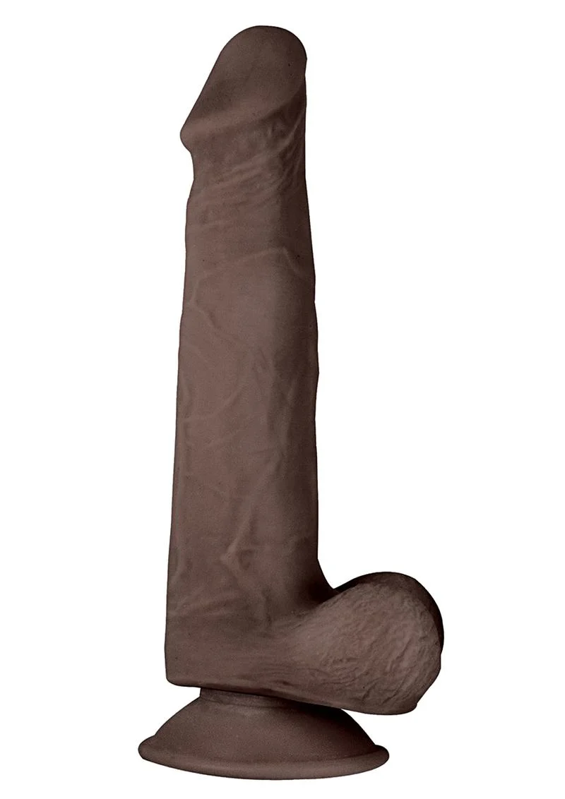 RealCocks Dual Layered #3 Bendable Dildo 7.5in Caramel Suction Base - Image 2