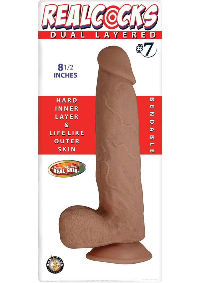 Realcocks Dual Layered #7 Bendable Dildo - Image 5