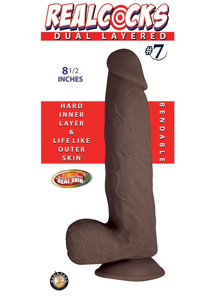 Realcocks Dual Layered #7 Bendable Dildo - Image 6