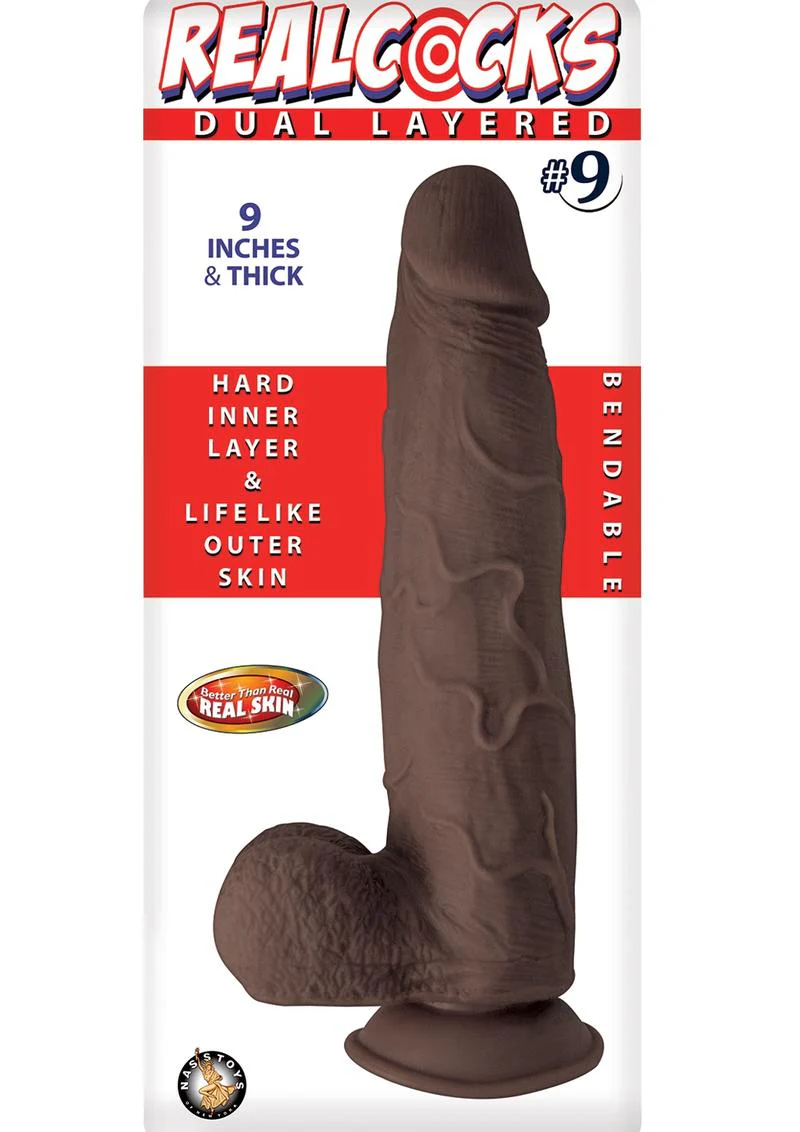 Realcocks Dual Layered #9 Bendable Thick Dildo - Image 6