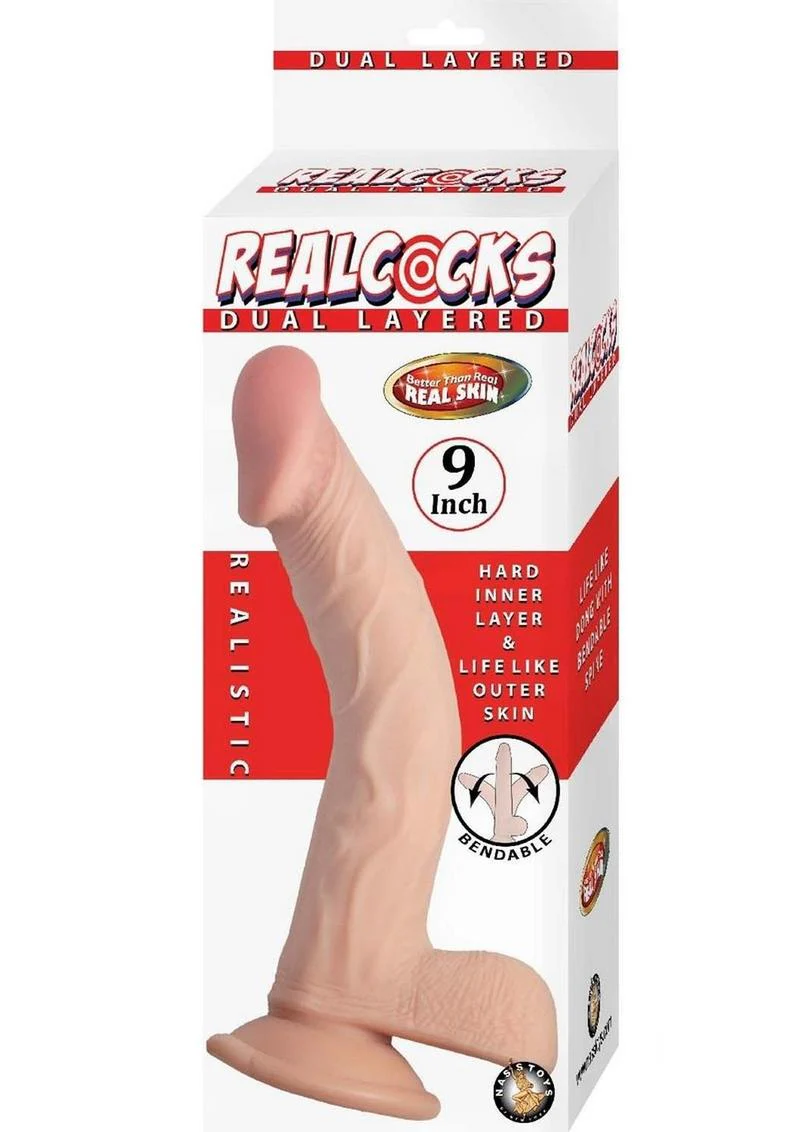 Realcocks Dual Layered Bendable Dildo - Image 20