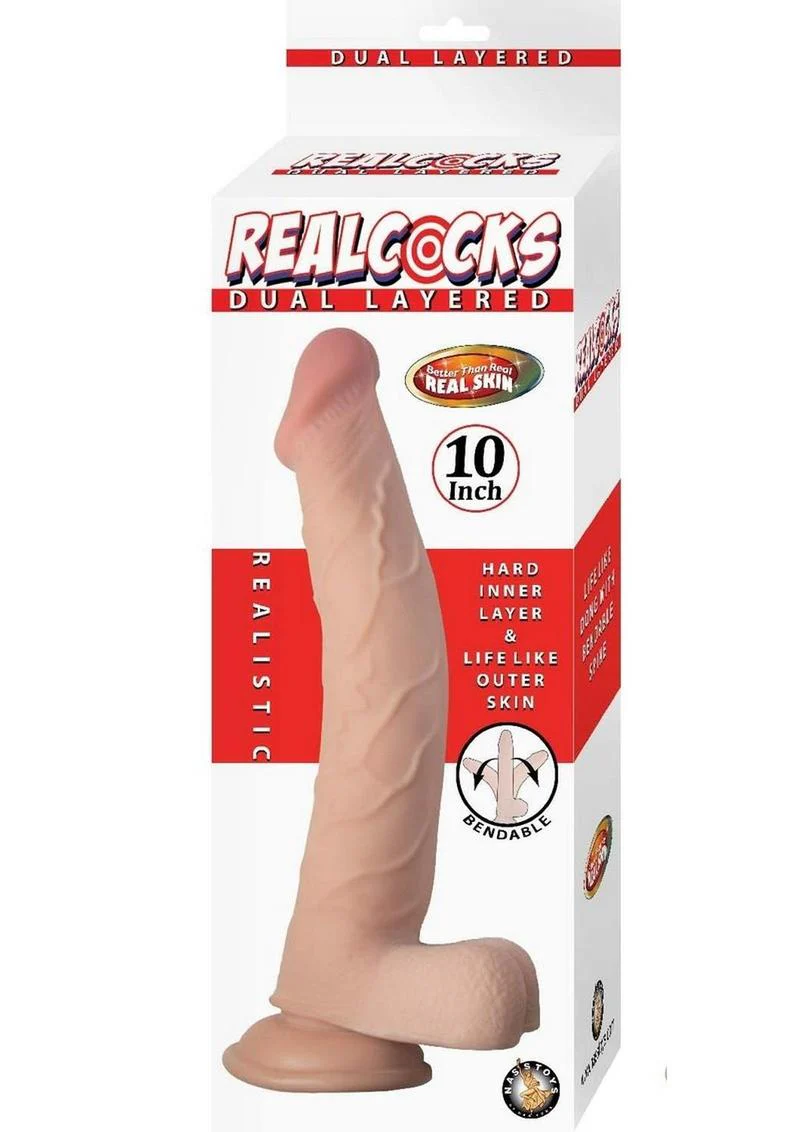 Realcocks Dual Layered Bendable Dildo - Image 23