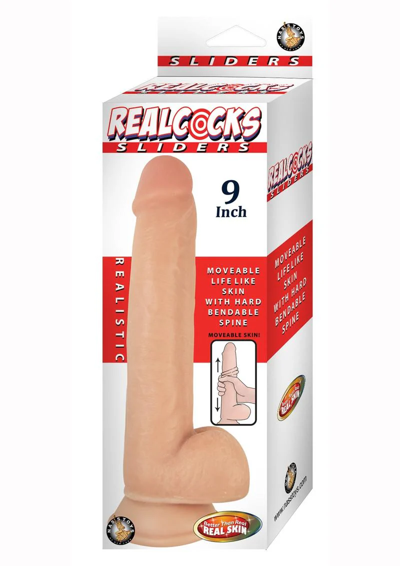 RealCocks Sliders Dildo with Balls – 7.5 Inches - Image 5