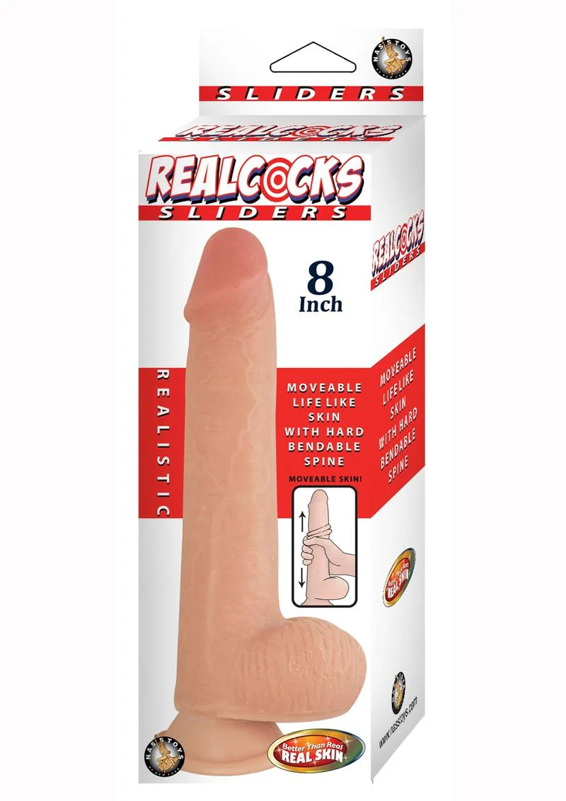 RealCocks Sliders Dildo with Balls – 7.5 Inches - Image 6