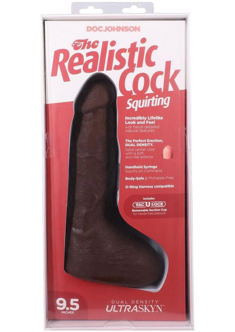 Realistic Cock ULTRASKYN Squirting Dildo VAC-U-LOCK Suction Cup - Image 11