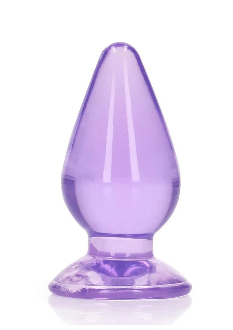 RealRock Crystal Clear Anal Plug with Suction Cup - Image 13