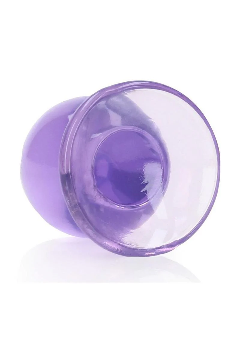 RealRock Crystal Clear Anal Plug with Suction Cup - Image 14