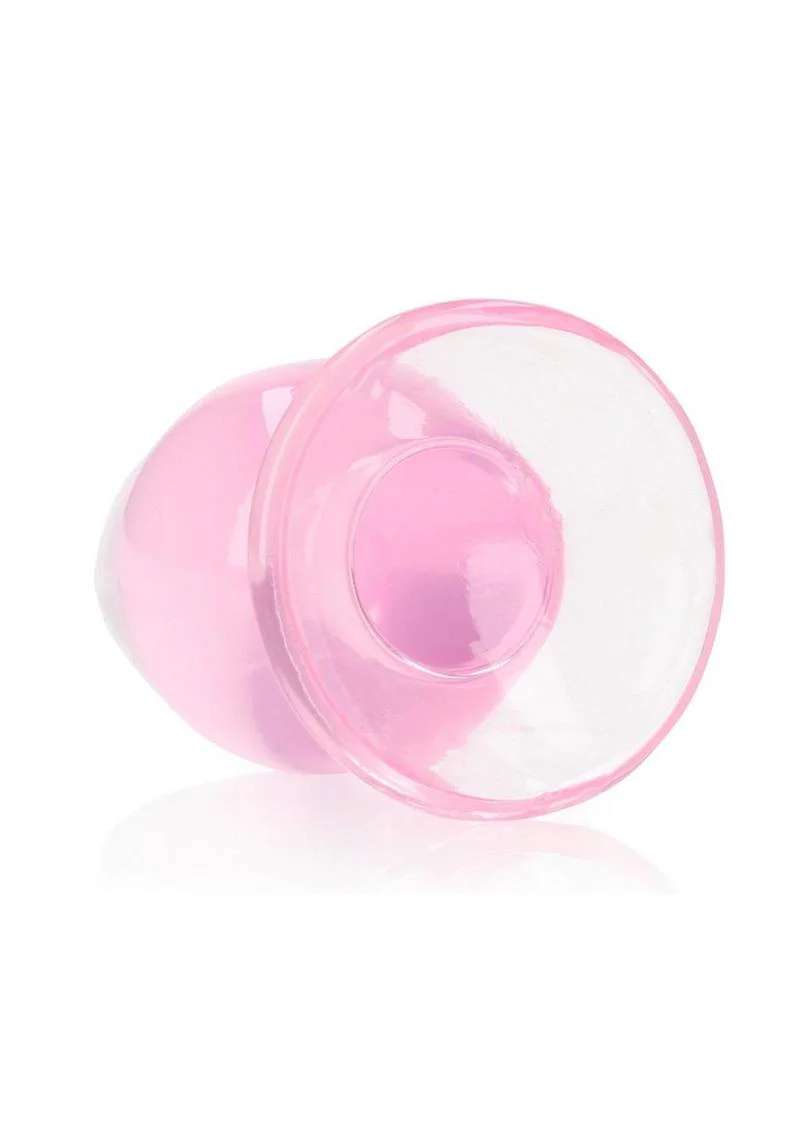 RealRock Crystal Clear Anal Plug with Suction Cup - Image 17