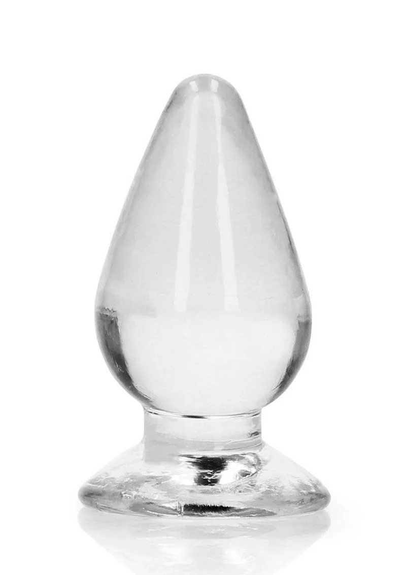RealRock Crystal Clear Anal Plug with Suction Cup - Image 19