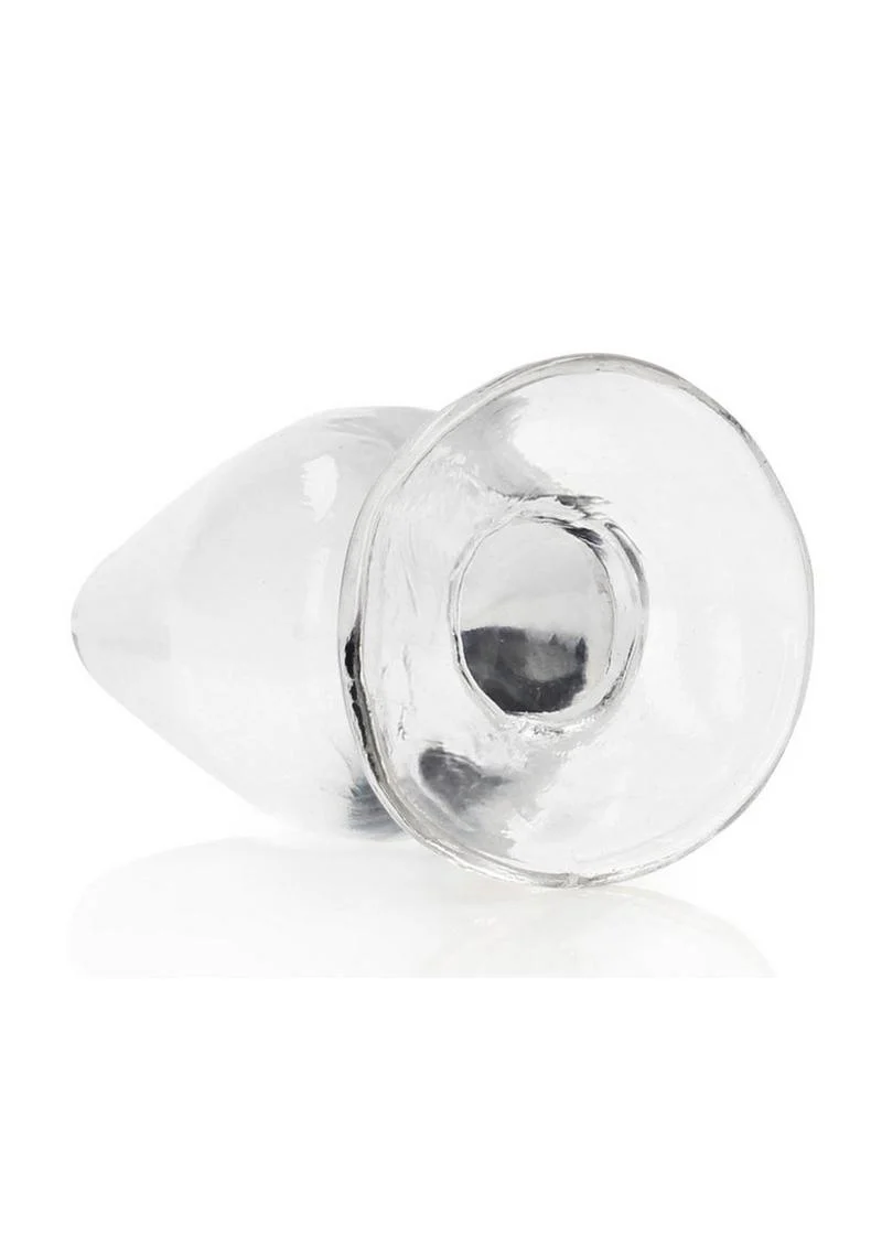 RealRock Crystal Clear Anal Plug with Suction Cup - Image 20