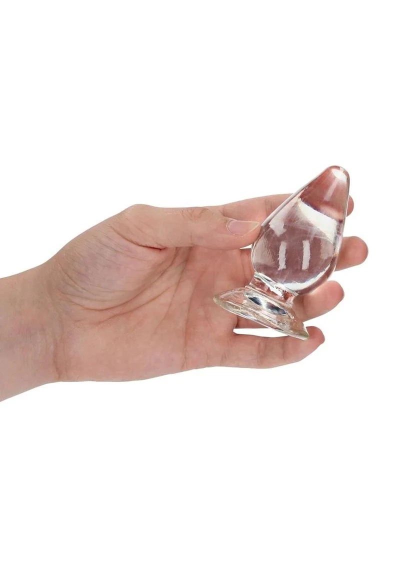 RealRock Crystal Clear Anal Plug with Suction Cup - Image 21