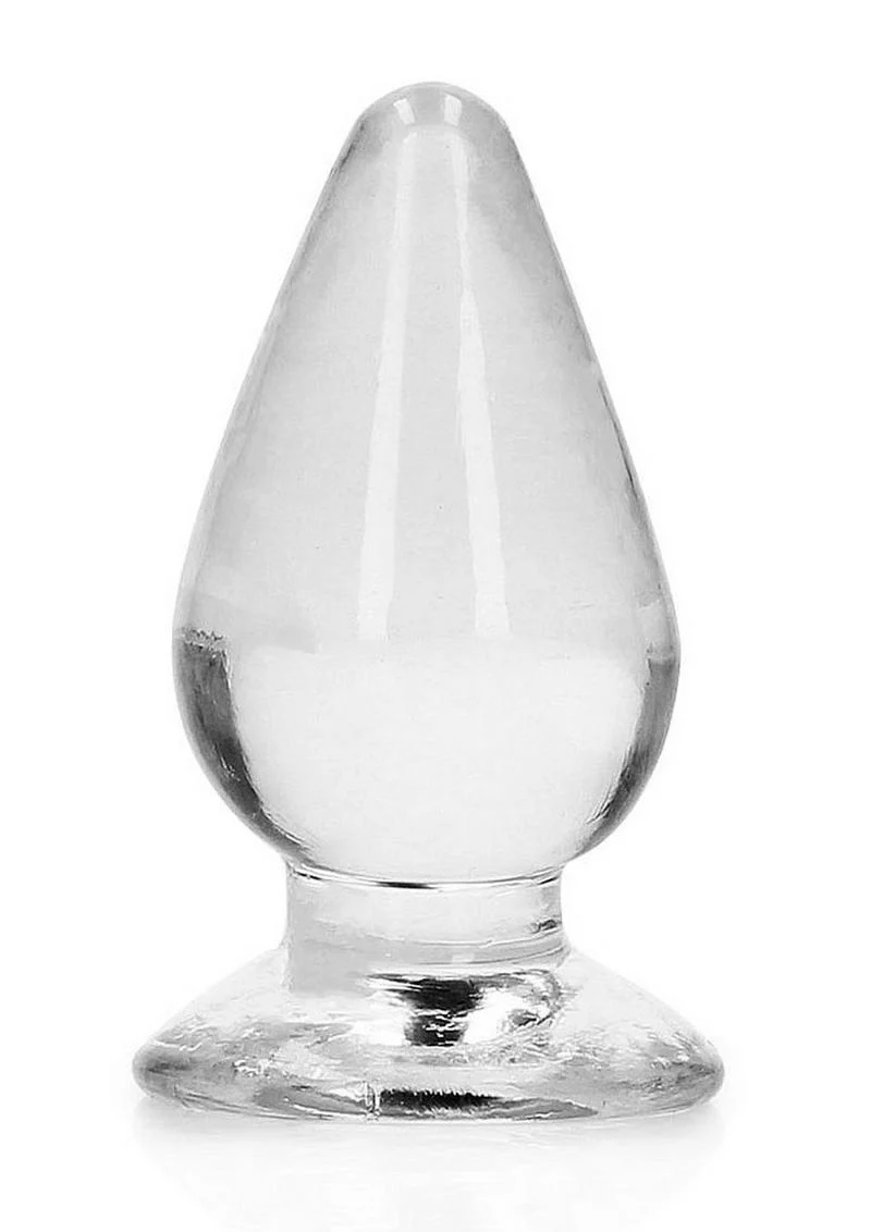 RealRock Crystal Clear Anal Plug with Suction Cup - Image 7