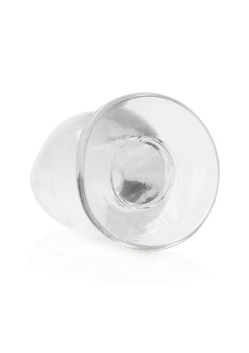 RealRock Crystal Clear Anal Plug with Suction Cup - Image 8
