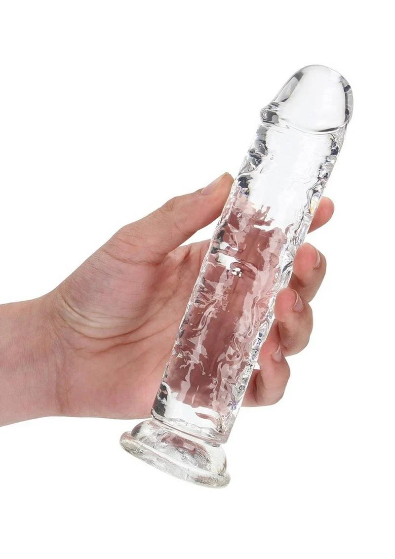 RealRock Crystal Clear Dildo Straight Realistic Dildo - Image 3