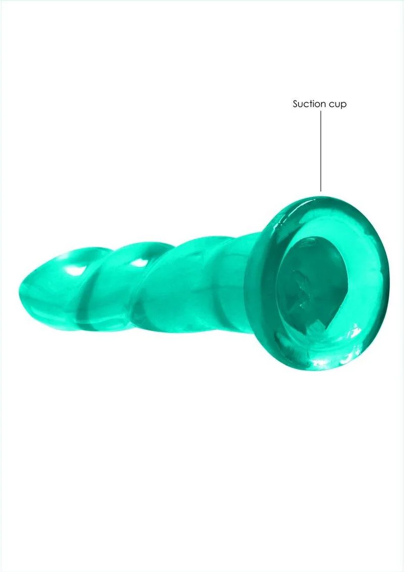 RealRock Crystal Clear Dildo with Suction Cup - Image 11