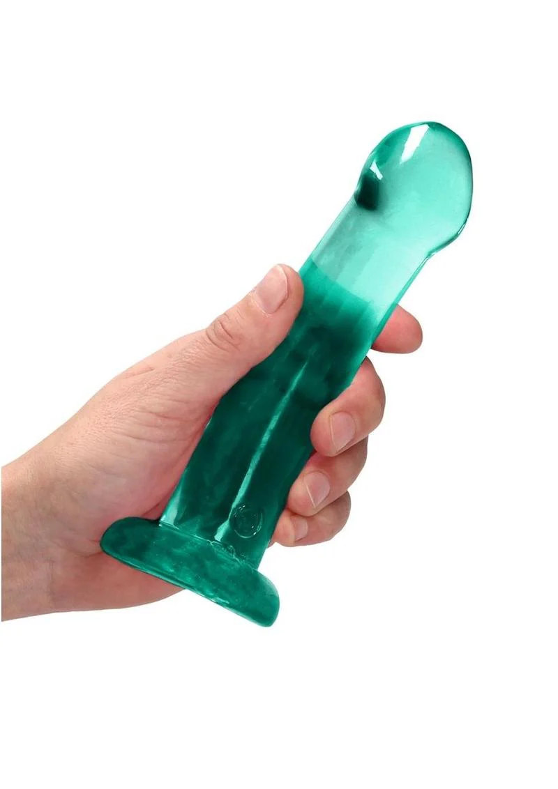 RealRock Crystal Clear Dildo with Suction Cup - Image 9